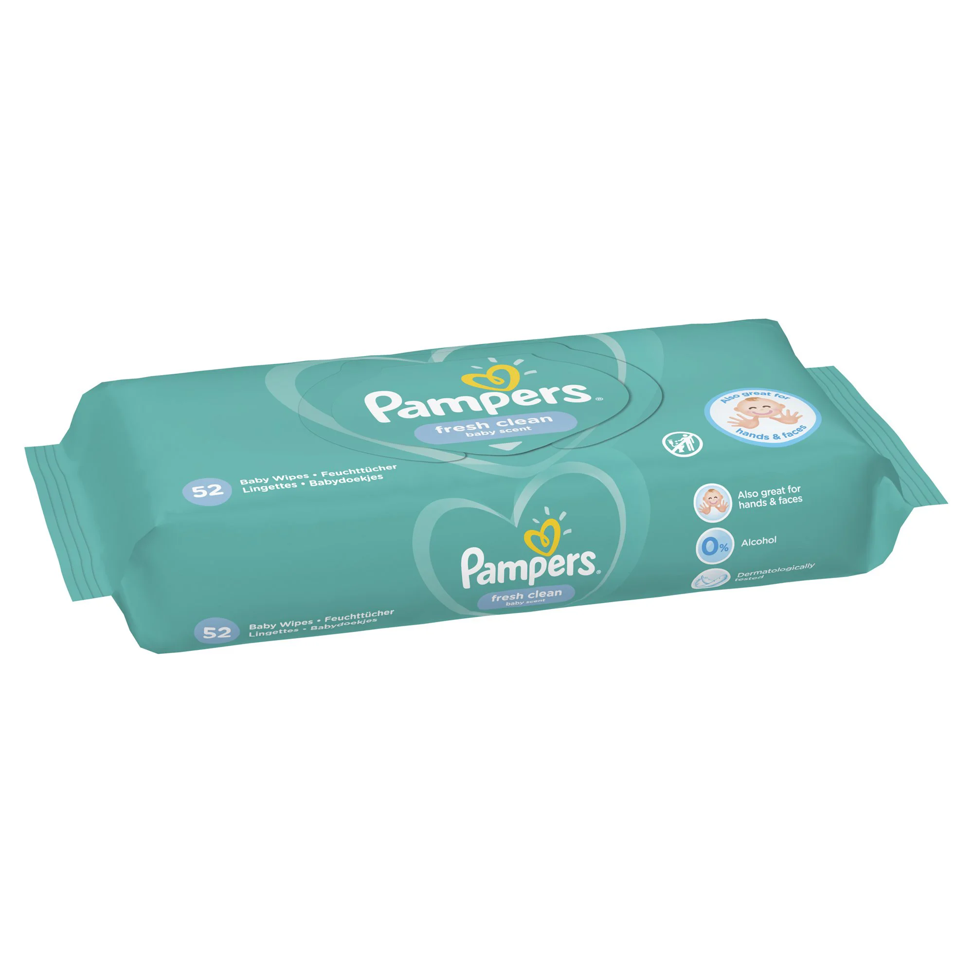 Servetele umede Pampers Fresh Clean, 52 buc.