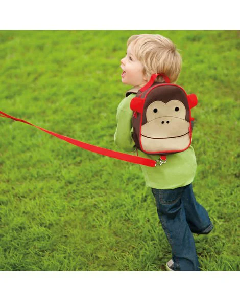 Ghiozdan cu centura de siguranta Skip Hop Zoo Maimutica foto