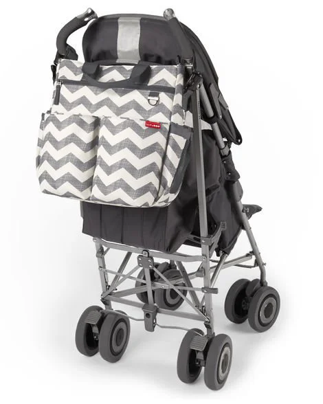 Geanta pentru parinti Skip Hop Duo Signature Chevron foto