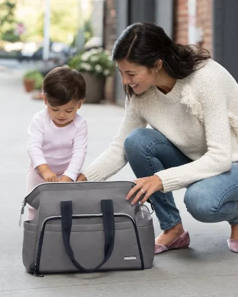 Сумка для мамы Skip Hop Satchel Slate foto