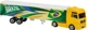 Camion Majorette din metal cu drapel, 15.5 cm foto