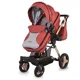 Коляска 3 в 1 Coccolle Ambra Brick-Red