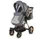 Коляска 3 в 1 Coccolle Ambra Grey