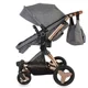 Коляска 3 в 1 Coccolle Ambra Grey