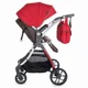 Коляска модульная 3 в 1 Coccolle Acero Красная