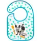 Baveta din bumbac BabyOno "I eat and I grow" cu strat impermeabil (3+ luni) foto