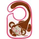 Baveta din bumbac BabyOno "I eat and I grow" cu strat impermeabil (3+ luni) foto