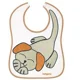 Baveta din bumbac BabyOno "I can almost eat myself" cu strat impermeabil (9+ luni) foto