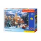Puzzle Castorland Sledding to Town, 300 piese foto