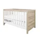 Деревянная кроватка 3 в 1 Tutti Bambini Modena White &amp; Oak
