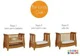 Patut evolutiv 3 in 1 Tutti Bambini Lucas Oak foto