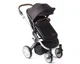 Carucior transformabil 2 in 1 Kikka Boo Dotty Black foto