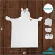 Set cadou Bimboly Prosop alb cu gluga si manusa de baie, 75x100 cm foto