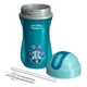 Cana termoizolanta Chicco Sport Cup Blue cu pai (14+ luni), 266 ml