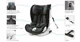 Scaun auto cu isofix Apramo Eros 9-36 kg Morecambe Grey foto