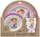 Set de alimentatie BabyGo Bamboo Ballerina din fibre de bambus, 5 piese foto