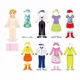 Joc de magneti din lemn Viga Toys Dressing Up - Girl foto