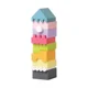 Set de constructie din lemn educativ Cubika LD-1 Turn, 10 piese foto