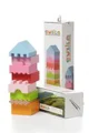 Set de constructie din lemn educativ Cubika LD-4 Turn, 8 piese foto