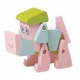 Set de constructie din lemn educativ Cubika LA-1 Catelusul Acrobat foto