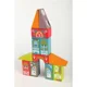 Set de constructie din lemn educativ Cubika LKM-1 Oraselul Fabulos foto