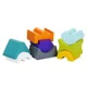 Set de constructie din lemn educativ Cubika LD-7 Turn flexibil, 8 piese foto