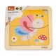 Деревянный пазл Viga Toys Бабочка, 4 эл.