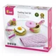 Set pentru gatit din lemn Viga Toys Cooking Tool Set Pink foto