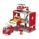 Set de joc din lemn Viga Toys Fire Station with Accessories