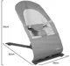 Sezlong BabyGo Fancy Grey foto
