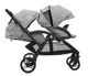 Carucior pentru gemeni Joie Evalite Duo Gray Flannel foto