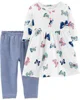 Carter's Set 2 piese Fluture - rochie si colanti foto