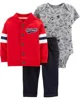 Carter's Set 3 piese Baseball - hanorac, body si pantaloni foto