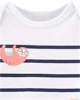 Carter's Set 3 piese Cameleon - body, tricou si pantaloni foto