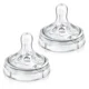 Tetina Philips AVENT Natural, 2 buc., flux pentru terci (6+ luni) foto