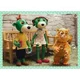 Puzzle Trefl Treflik Family "New friends", 4 in 1 (35+48+54+70 piese) foto