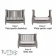 Деревянная кроватка 3 в 1 Tutti Bambini Katie Grey