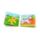 Jucarie-carte cu sunete BabyOno Wild Animals, 15,5x15 cm foto