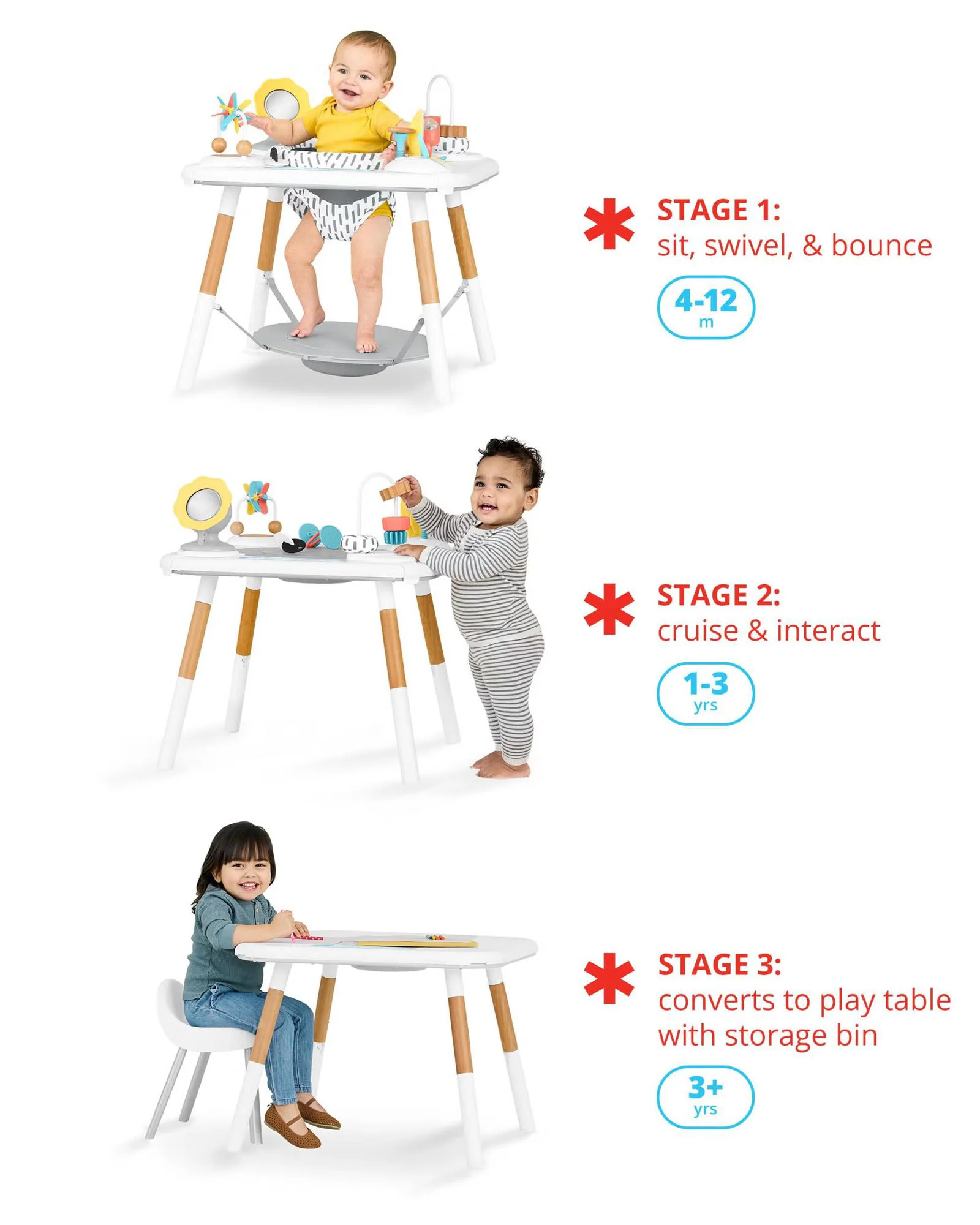 Masuta 3 in 1 cu activitati Skip Hop Discoverosity Montessori