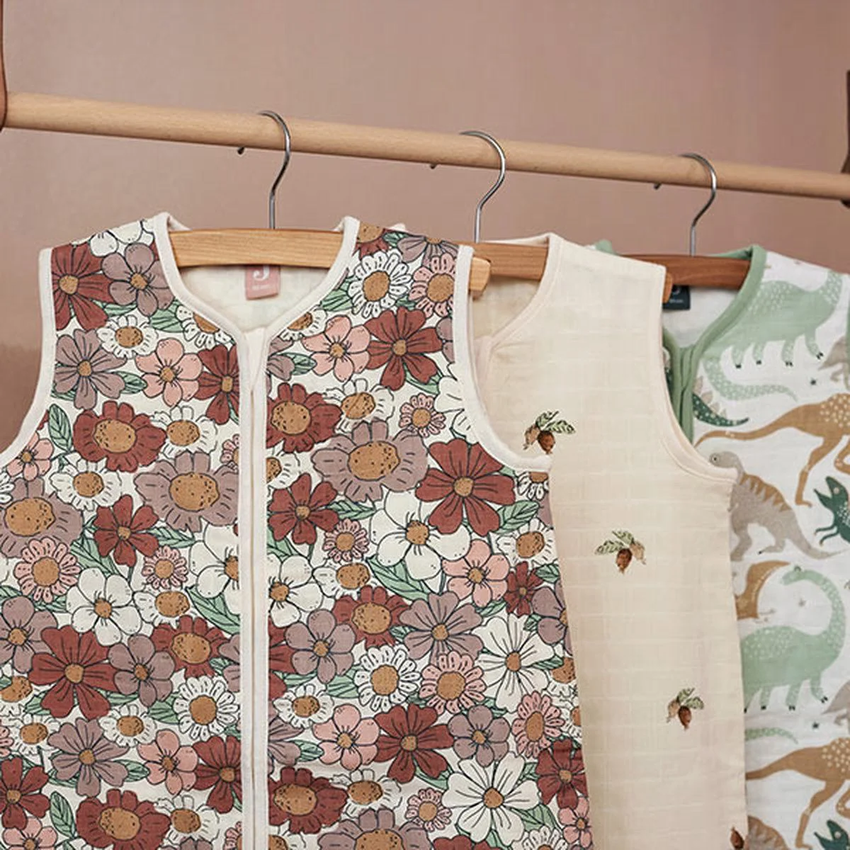 Sac de dormit Jollein Muslin Blossom, 90 cm foto