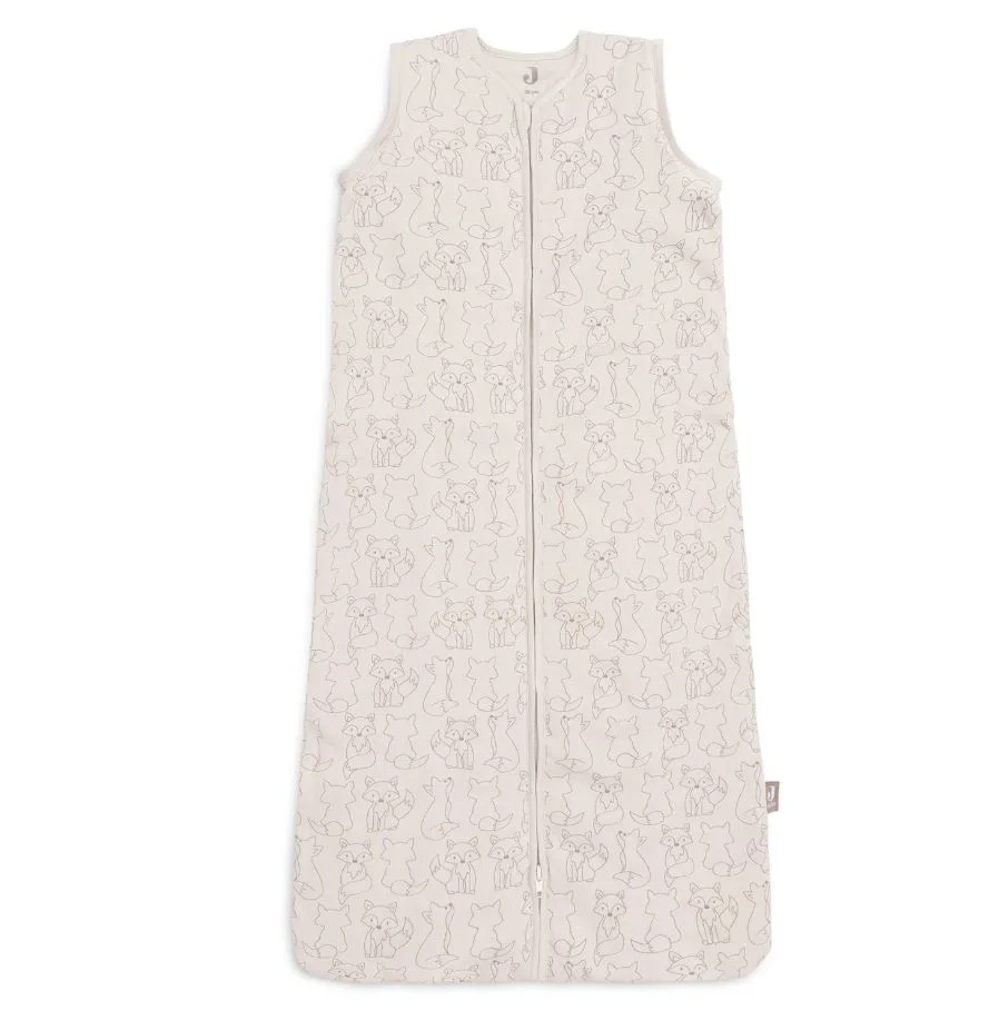 Sac de dormit cu maneci detasabile Jollein Fox Nougat, 70 cm foto
