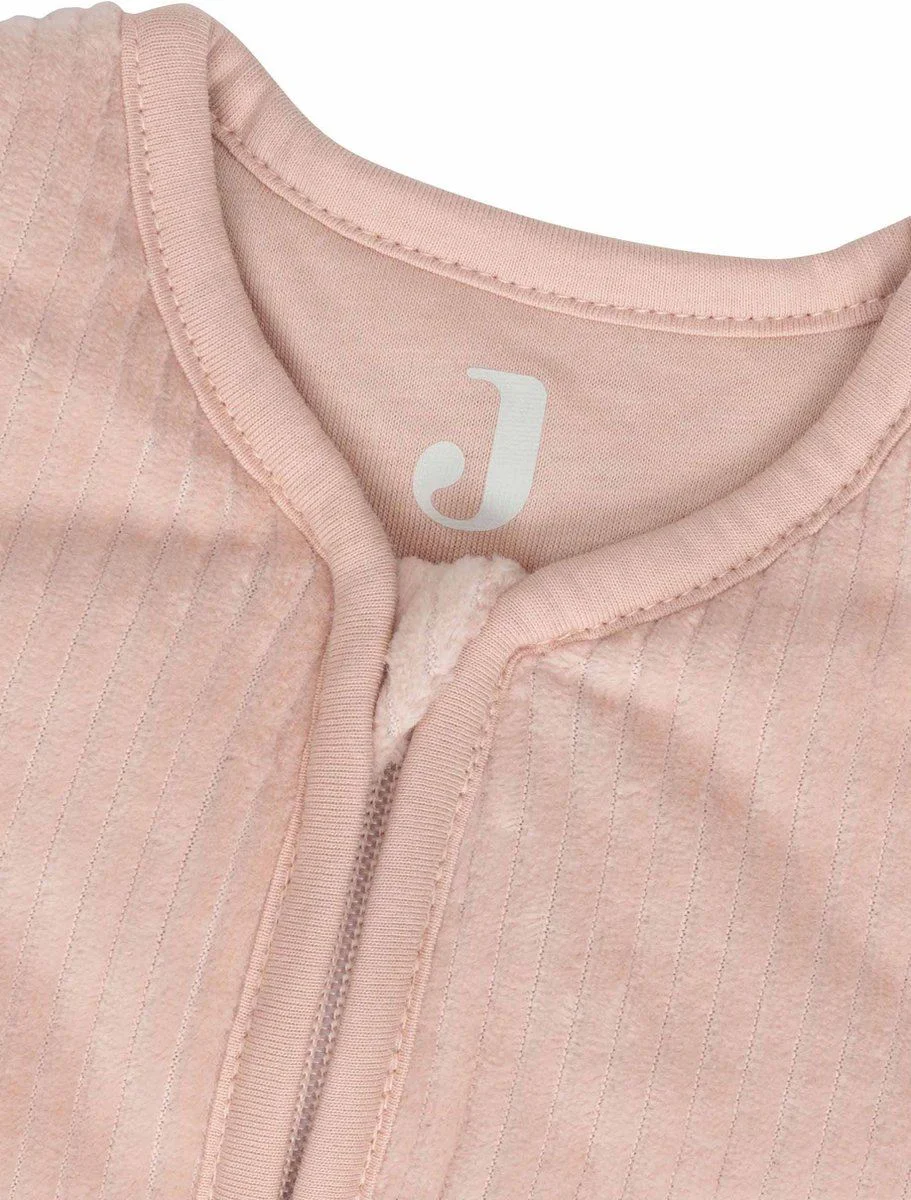 Круглый спальный мешок со съемными рукавами Jollein Rib Wild Rose, 70 см foto