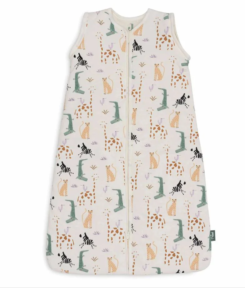 Sac de dormit cu maneci detasabile Jollein Jungle Jambo, 70 cm foto