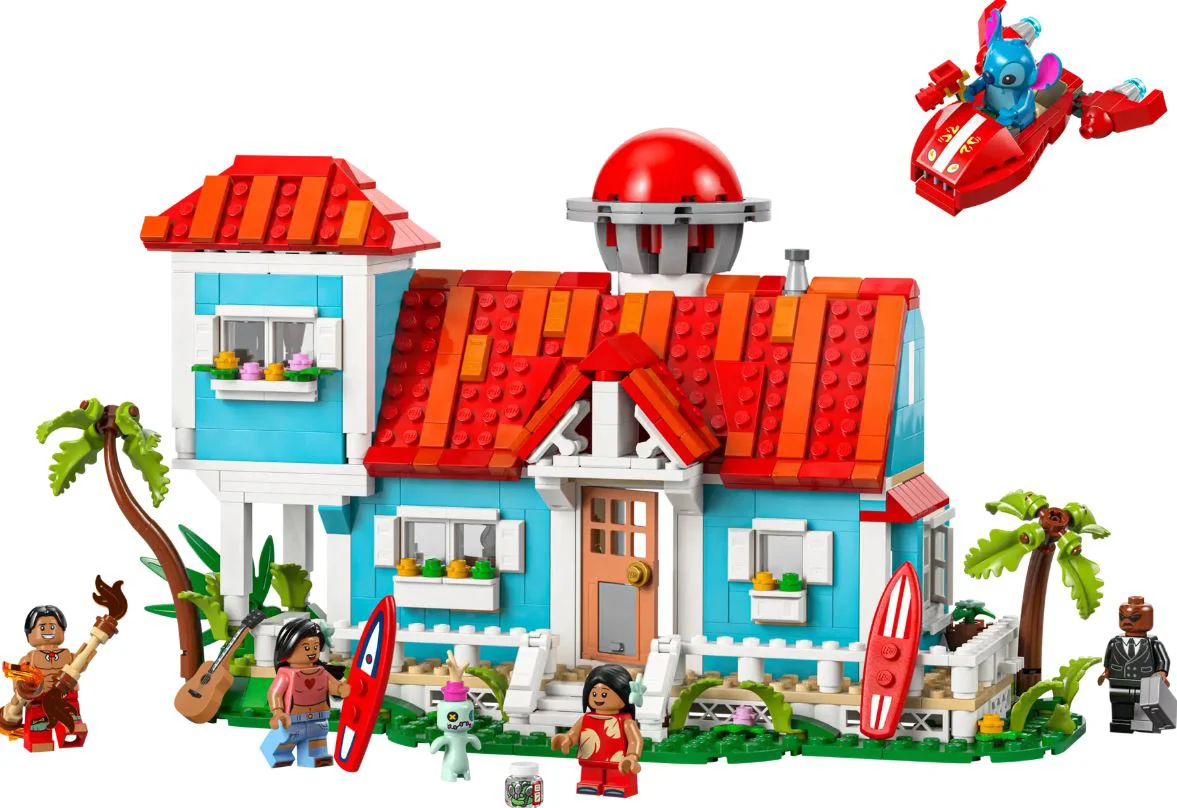 LEGO Disney - Дом на пляже Lilo & Stitch