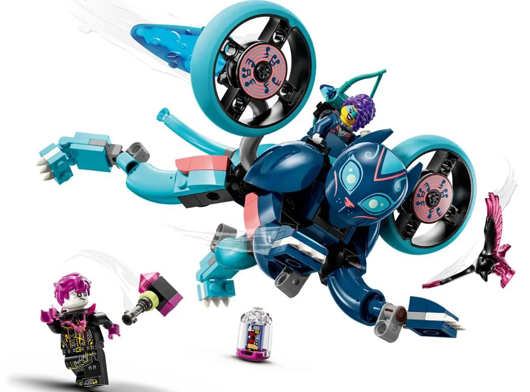 LEGO DreamZzz - Motocicleta cu pisica a lui Zoey foto