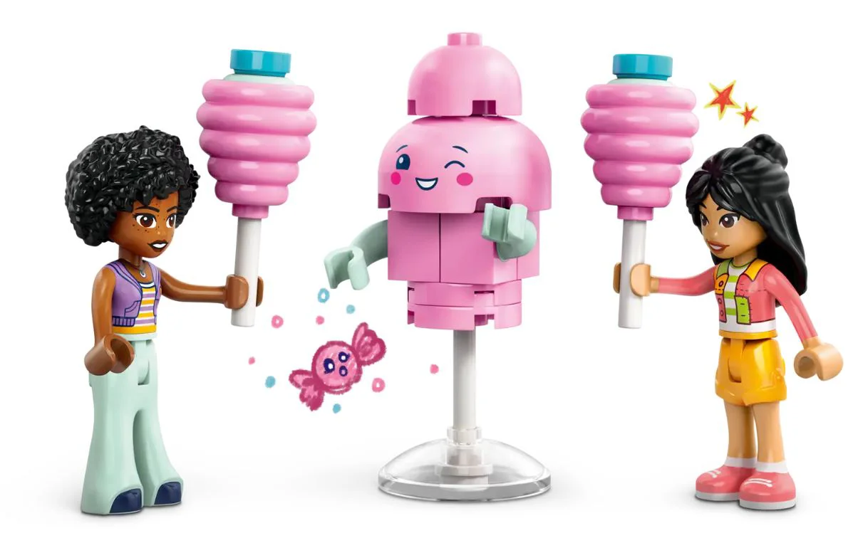 LEGO Friends - Standul de vata de zahar si scuterul foto