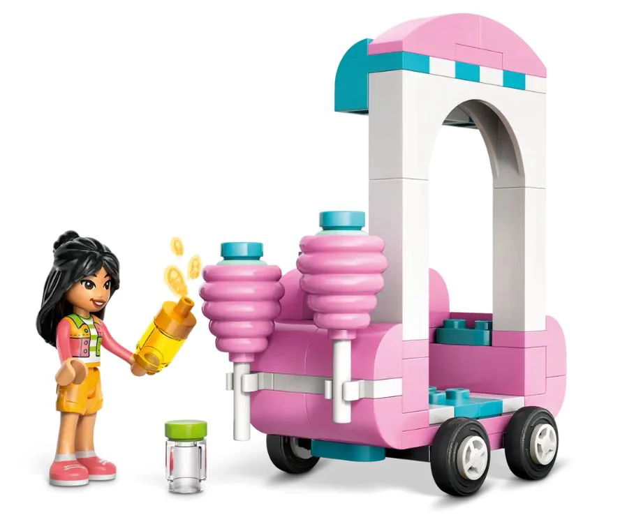 LEGO Friends - Standul de vata de zahar si scuterul foto