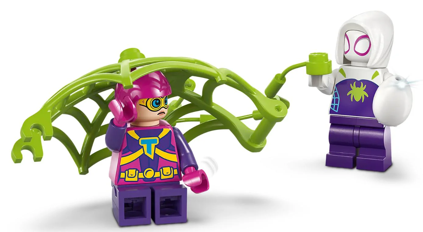 LEGO Marvel - Infruntarea dintre dinozaurii Spidey si Gobby la casa-sediu din copac foto