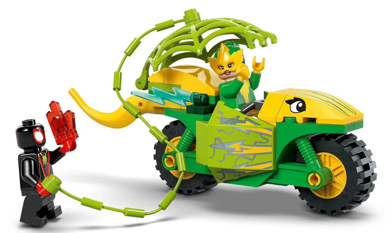 LEGO Marvel - Spin si Electro intr-o urmarire cu dino-vehicule foto