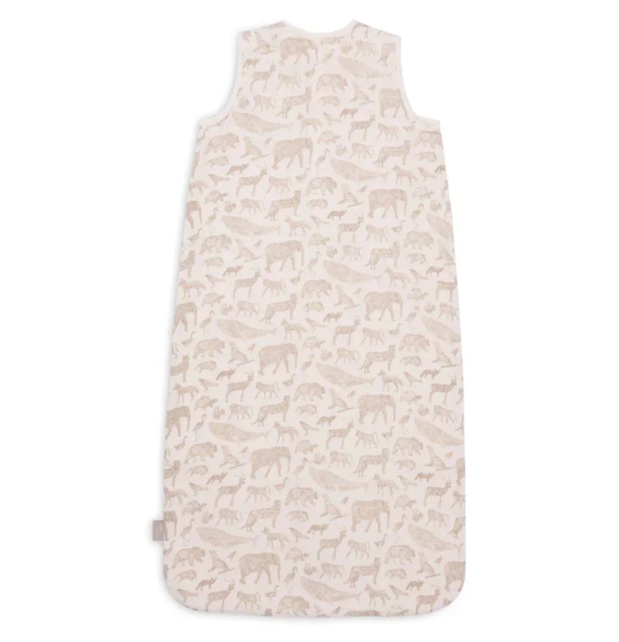 Sac de dormit Jollein Muslin Animals Nougat, 70 cm foto